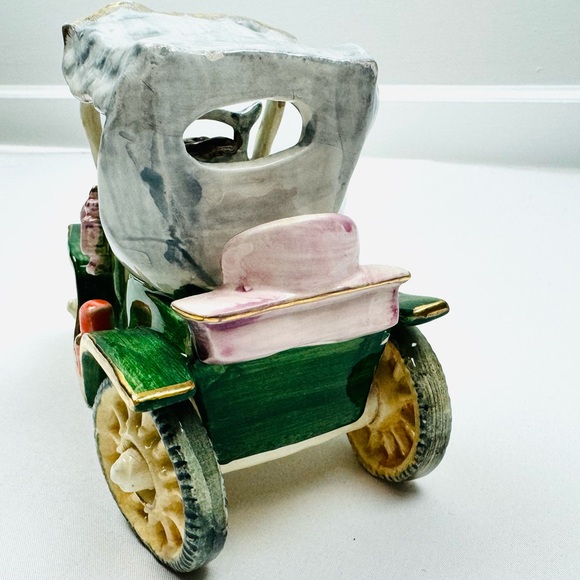 VTG Capodimonte Antique Jalopy Old Model-T Car - Picture 9 of 14